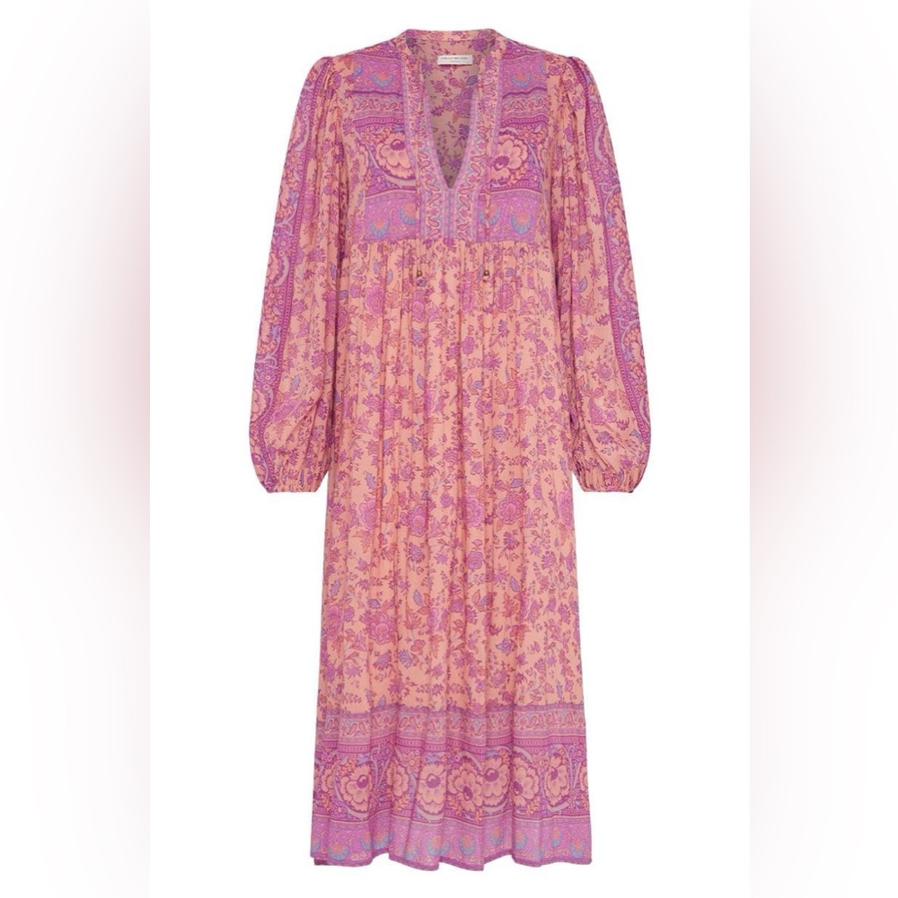 NWOT Spell & the Gypsy Collective 'Folk Town Boho Dress' in Blossom size M